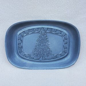 Wilton Armetale Pewter Tree/Snowflake Bread Dish Item #205465